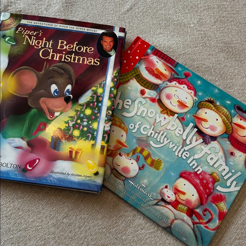 Lot Of 2 Christmas Storybooks Children’s Hardcover Picture Books Holiday Stories